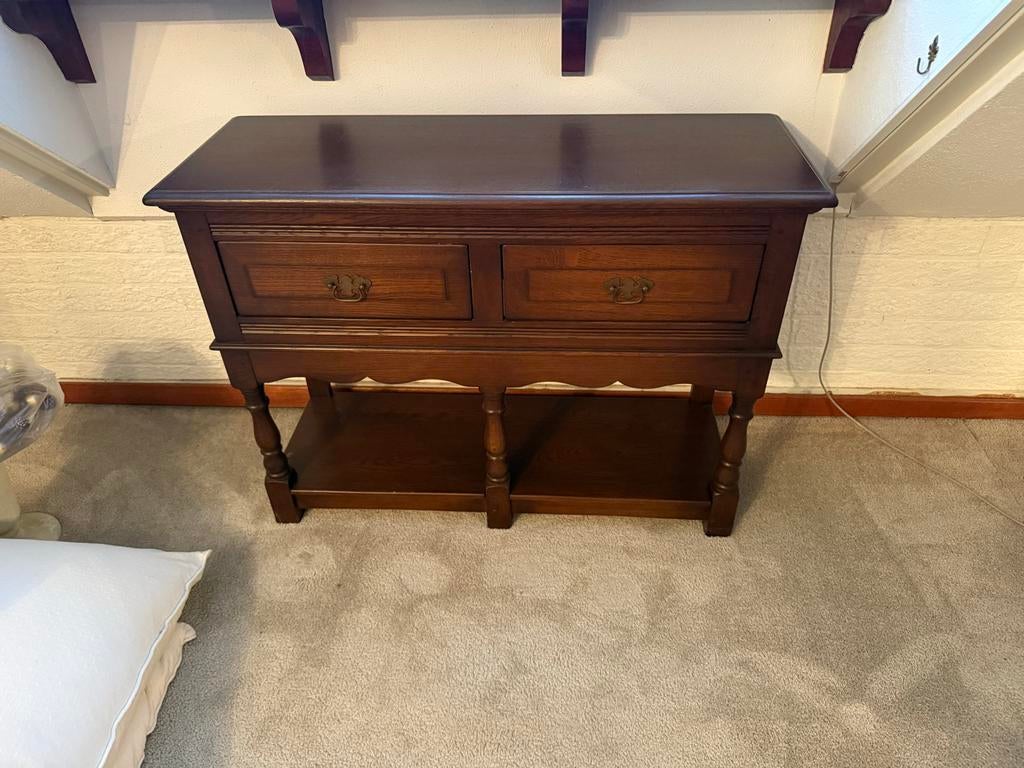 Klassiek dressoir/kastje met 2 laden, als nieuw, Huis en Inrichting, Ophalen, Zo goed als nieuw