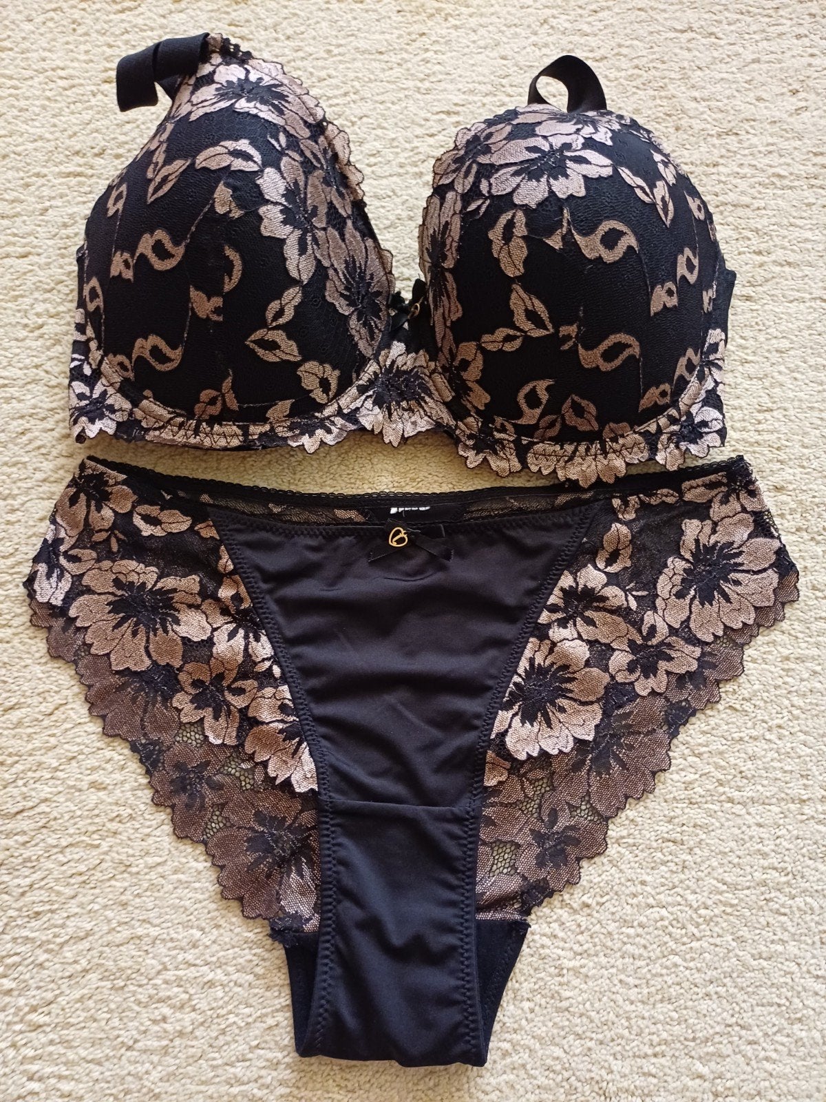 Chique BH - 85E plus slip, Overige typen, Nieuw, Wibra, Meerkleurig