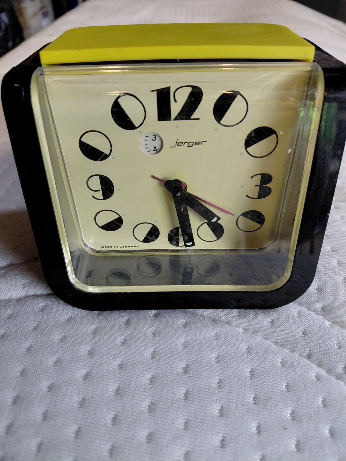 Vintage Jerger wekker - Made in Germany, Ophalen of Verzenden