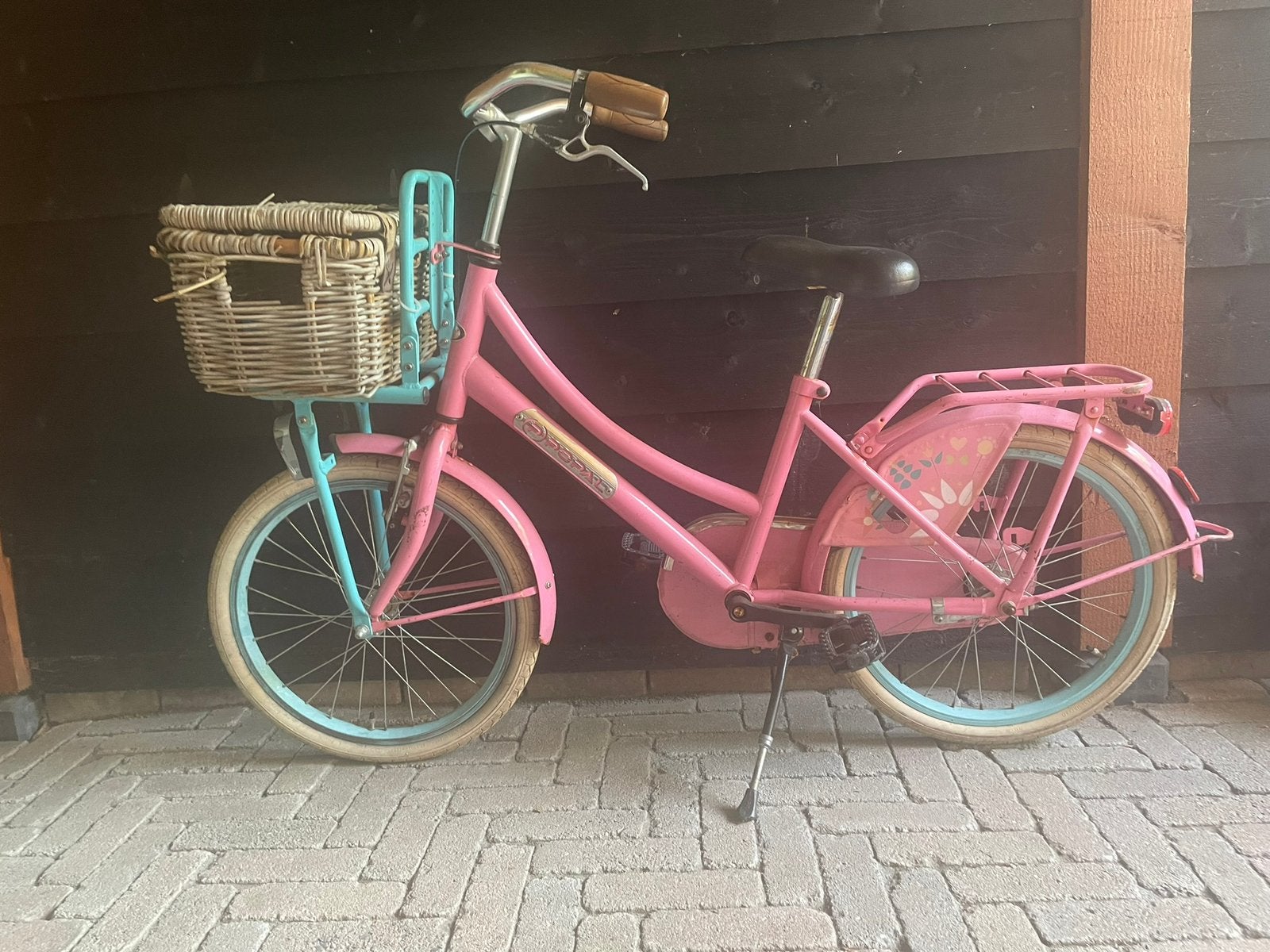 Popal meisjesfiets 20 inch, Fietsen en Brommers, Fietsen | Meisjes, Ophalen, Terugtraprem, 20 inch, Handrem