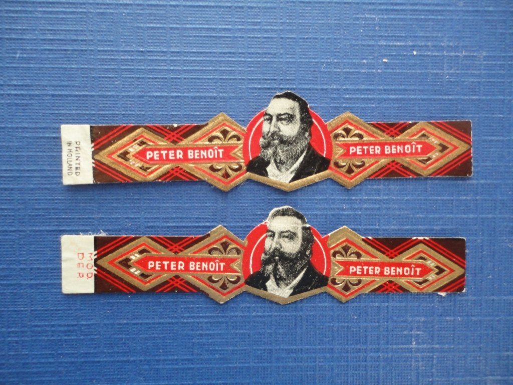 sigarenbandjes 13= 2st, Verzamelen, Ophalen of Verzenden, Gebruikt, Sigarenbandjes