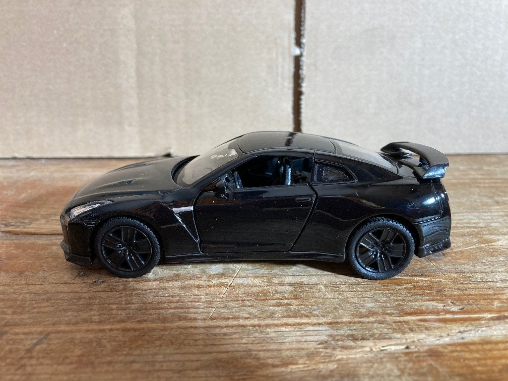 ✅ Nissan GT-R R35 Zwart 1:43 Top Collection Skyline, Ophalen of Verzenden, Nieuw, Auto, Overige merken