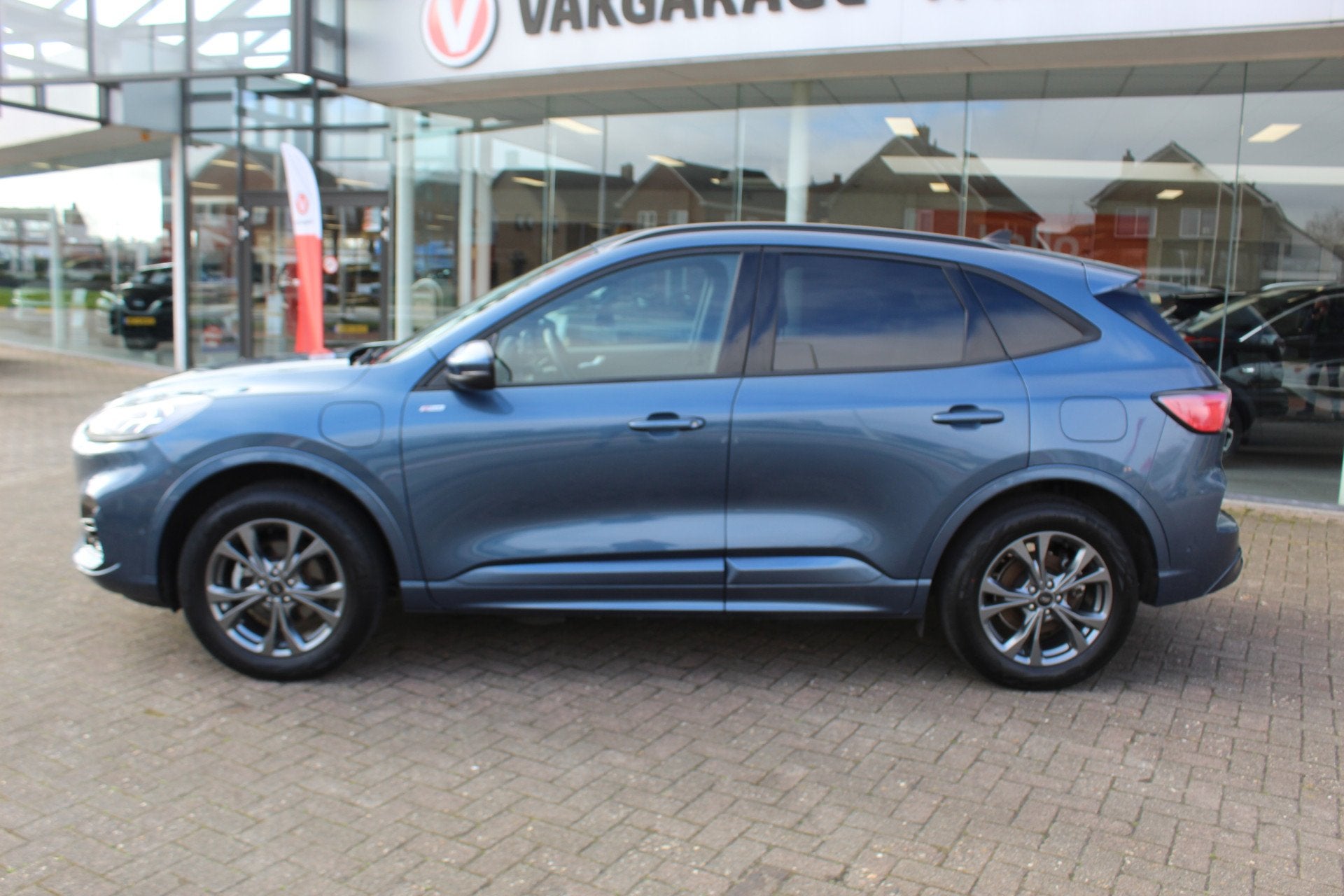 Ford Kuga 2.5 PHEV ST-Line X Winter Pack, Cruise Contol, Cli, Auto's, 14 kWh, Gebruikt, 4 cilinders, Blauw