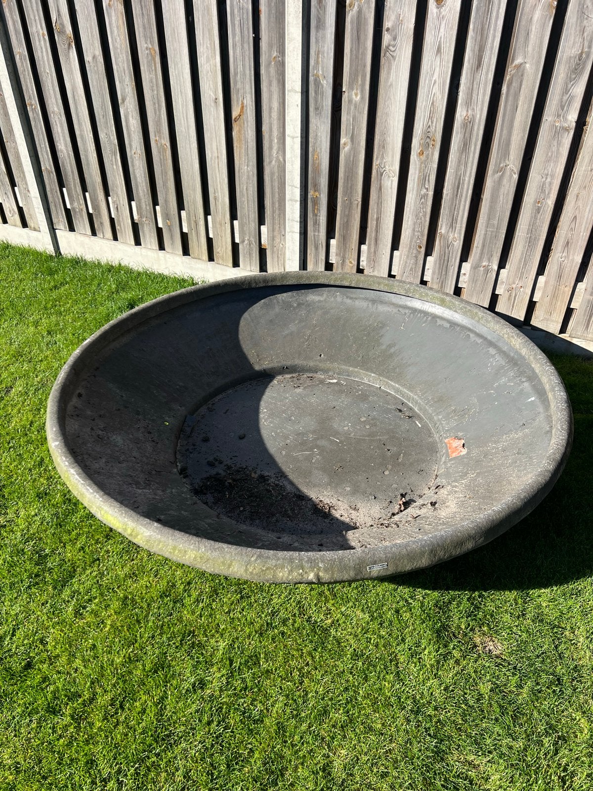 Grote ronde kunststof bloem-/boombak, ca. 1.9m, Tuin en Terras, Ophalen, Kunststof, Gebruikt, 100 cm of meer