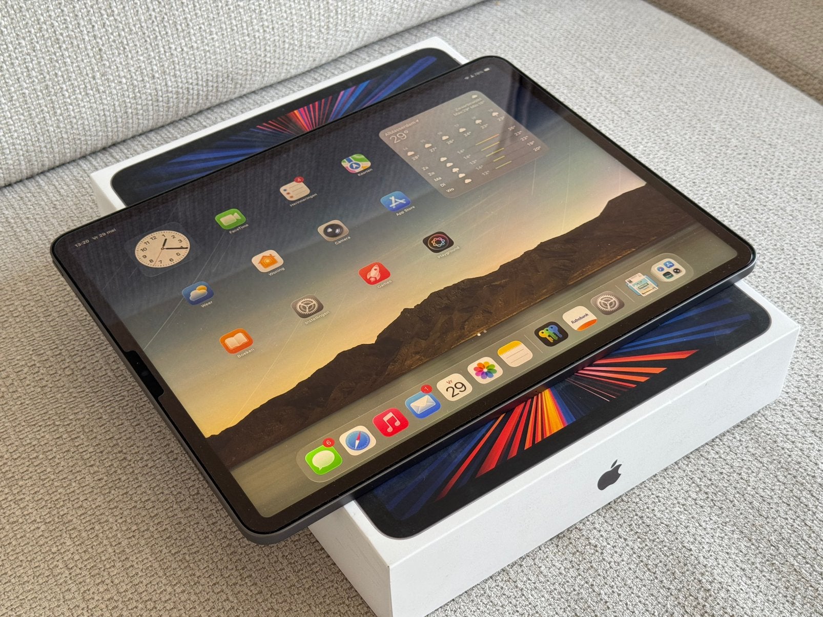 Apple iPad Pro 12.9" (2021 - M1) Wi-Fi 128GB grijs – ZGAN, Ophalen, 12 inch, Zo goed als nieuw, Apple iPad Pro