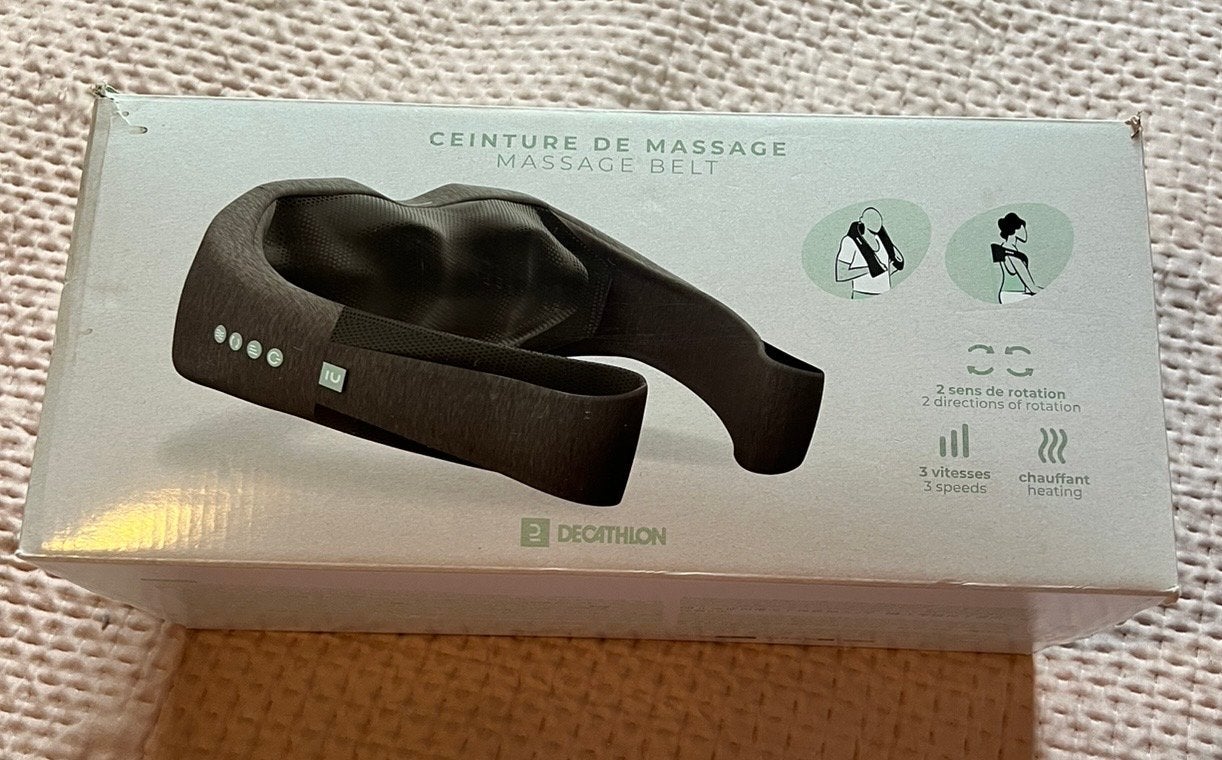 Decathlon Massageband met warmtefunctie, Ophalen of Verzenden, Zo goed als nieuw, Apparaat