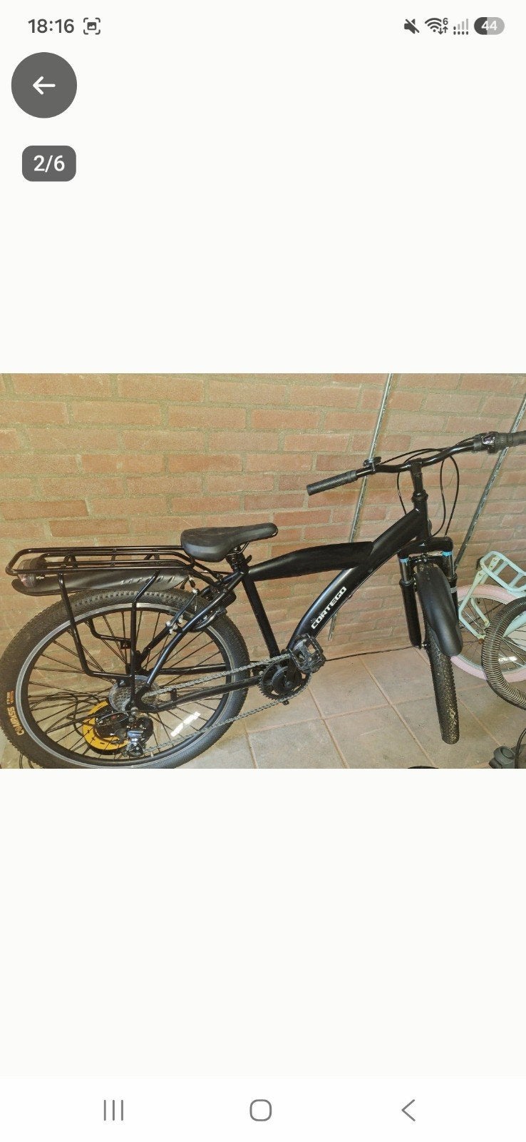 Cortego Blaze Jongensfiets 26 Inch Zwart - 7 Versnellingen, Gebruikt, Versnellingen, Minder dan 49 cm, Ophalen
