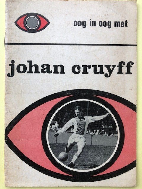 Voetbalboek Johan Cruijff AJAX  Oog in oog met Johan Cruyff, Ophalen of Verzenden, Gebruikt, Ajax, Boek of Tijdschrift