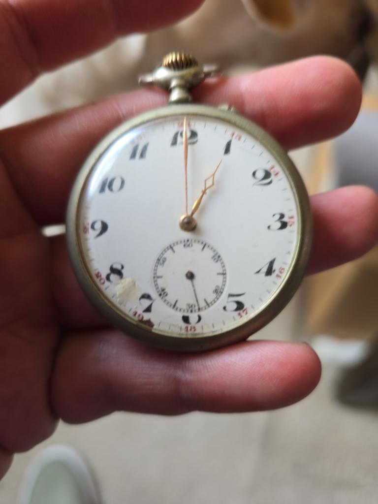 Antiek Zakhorloge Anker 7 Steine - Voor 1900, Overige merken, Overige materialen, Zakhorloge, Ophalen of Verzenden