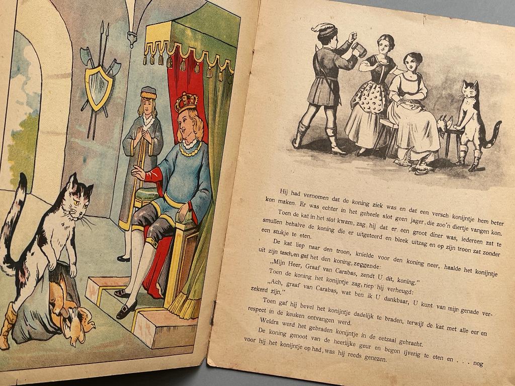 De gelaarsde Kat / Antiquarisch, Ophalen of Verzenden