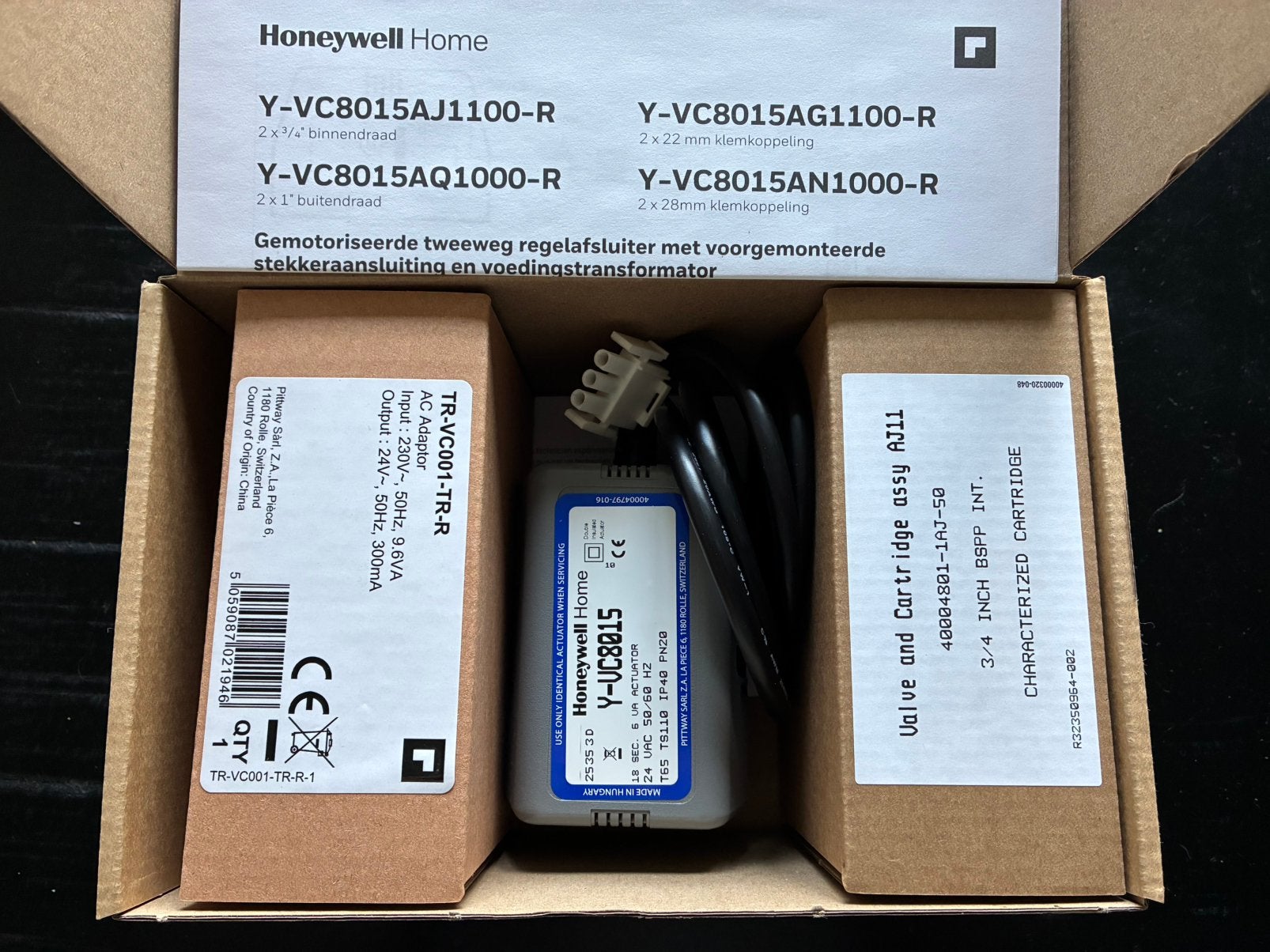 Honeywell zoneregelset 2-weg 3/4 Y-VC8015AJ1100-R 2x 3/4 Bi, Doe-het-zelf en Verbouw, Verwarming en Radiatoren, Minder dan 30 cm