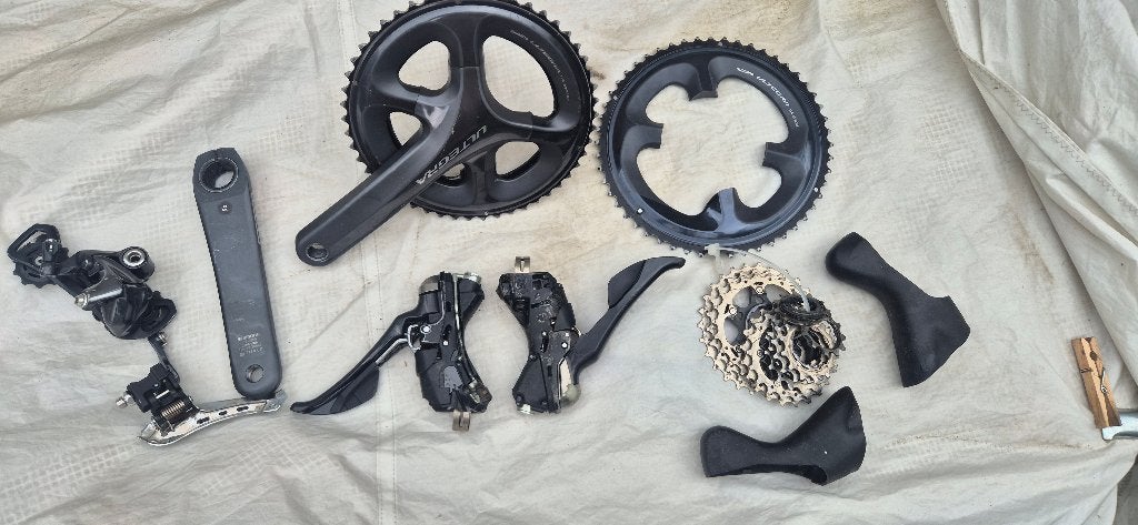 Shimano Ultegra 6800 Groepset ONDERDELEN, Ophalen, Gebruikt, Overige materialen, Overige typen