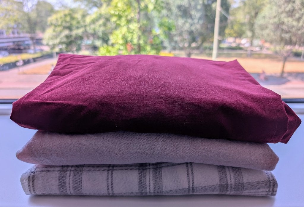 Set van 3 heren overhemden (Tom Tailor, H&M, FSBN) mt L, Ophalen of Verzenden, Nieuw, Overige kleuren, Halswijdte 41/42 (L)