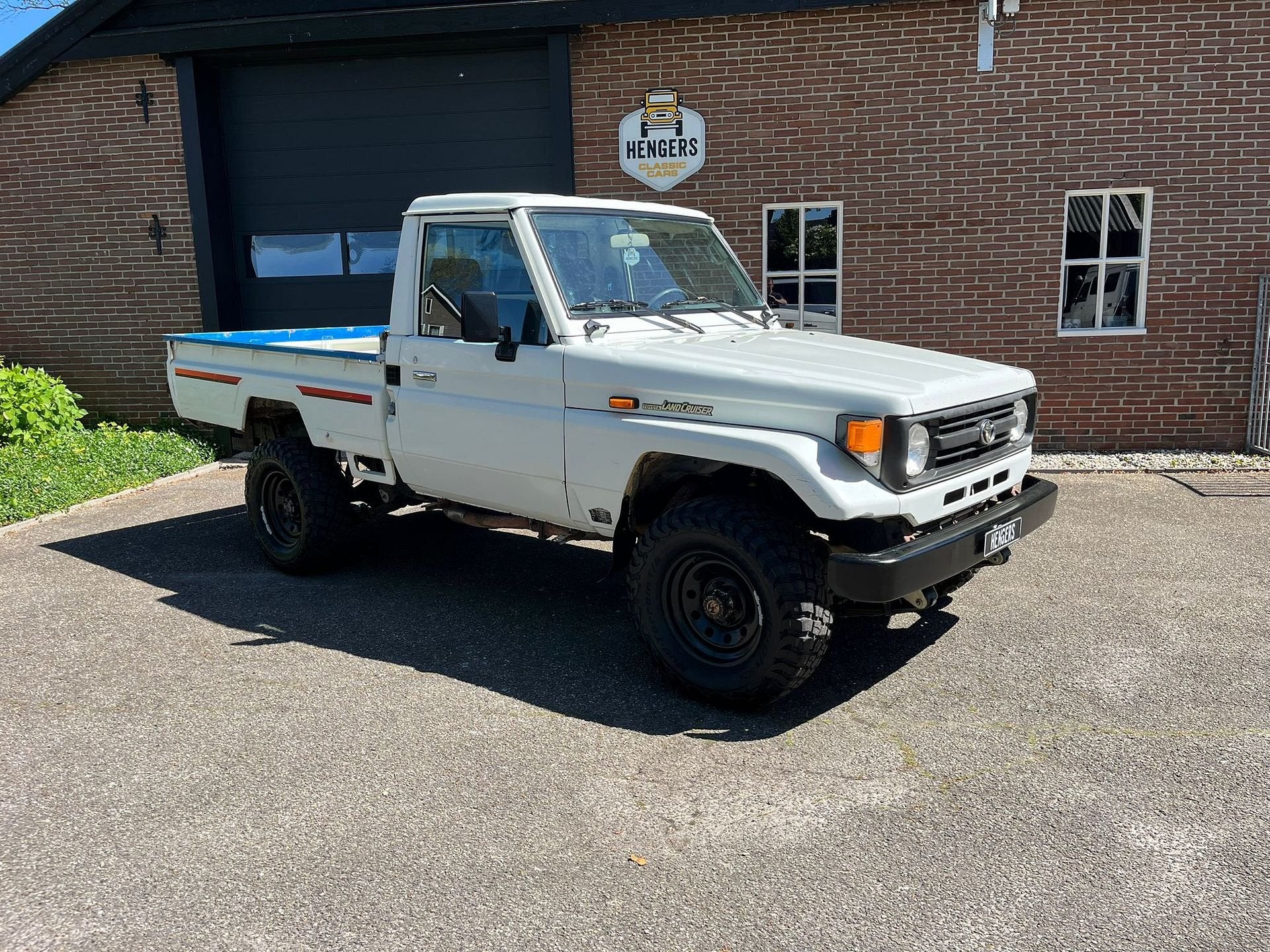 Toyota Land Cruiser HZJ75  pick-up laadbak, Wit, Bedrijf, SUV of Terreinwagen, Handgeschakeld