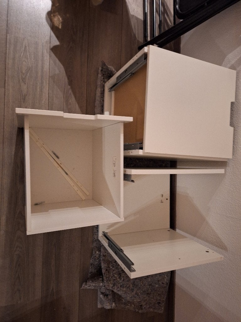 IKEA Nordli Modulaire ladekast, wit, 2 stuks, Huis en Inrichting, Ophalen, Overige materialen, Gebruikt, 1 of 2 laden