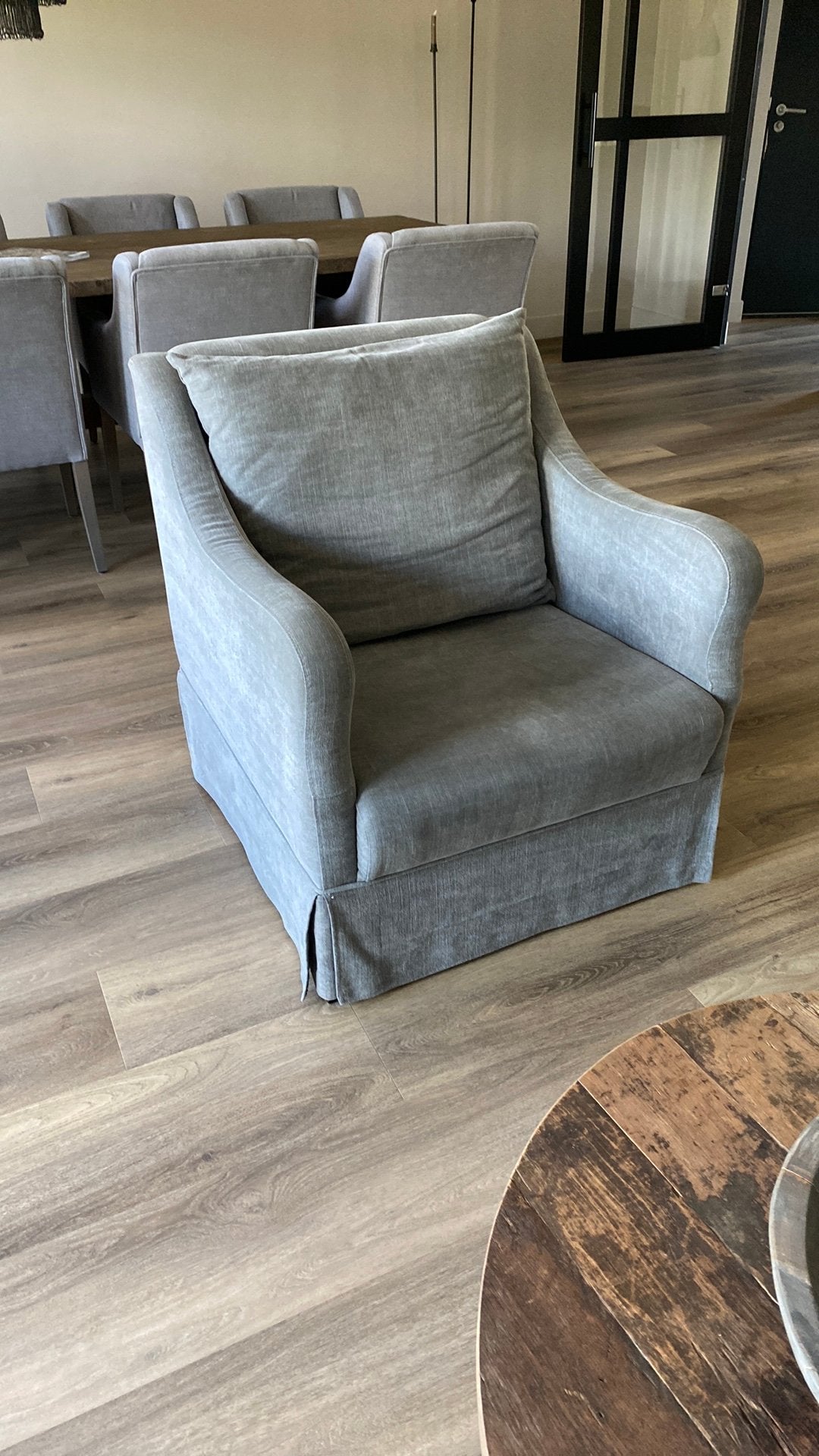 Landelijke fauteuil, Ophalen, Gebruikt, 100 tot 125 cm, Landelijk