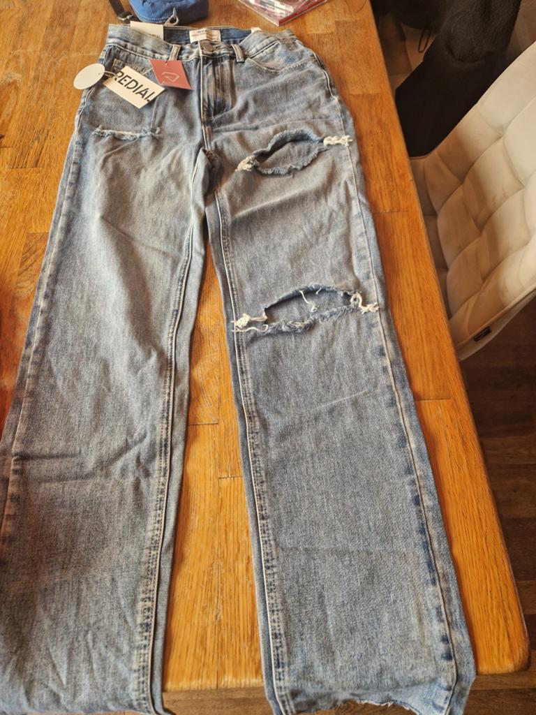 Nieuwe Redial Jeans met scheuren - Maat W28/W29, Redial, Blauw, Nieuw, Ophalen of Verzenden