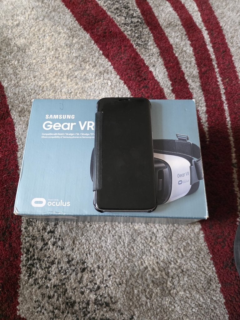 Samsung S7 Edge + Gear VR SM-R322, Gebruikt, Zwart, Ophalen of Verzenden, Galaxy S2 t/m S9