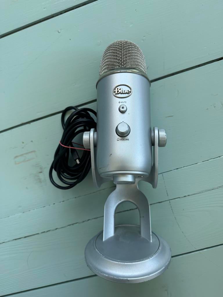 Yeti Blue USB Microfoon - Ideaal voor Streaming & Podcast, Ophalen of Verzenden, Gebruikt, Studiomicrofoon
