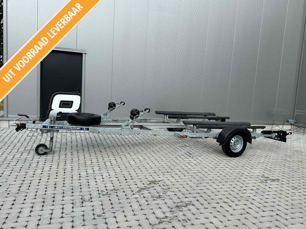 Lorrie dubbele jetski / waterscooter trailer, Gebruikt