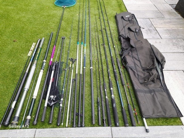 Hengel collectie., Ophalen, Gebruikt, Complete hengel
