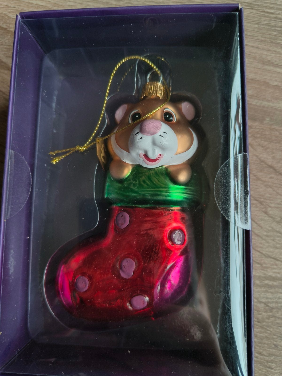 AH excellent glazen hanger hamster sok, Diversen, Ophalen of Verzenden, Nieuw