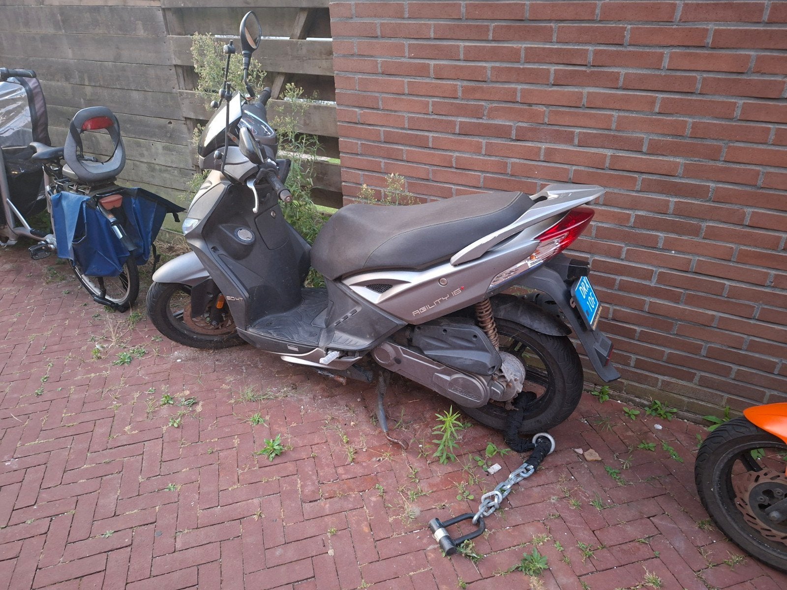 Kymco Agility 16+ scooter - Grijs, Ophalen, Gebruikt, Overige typen, Kymco