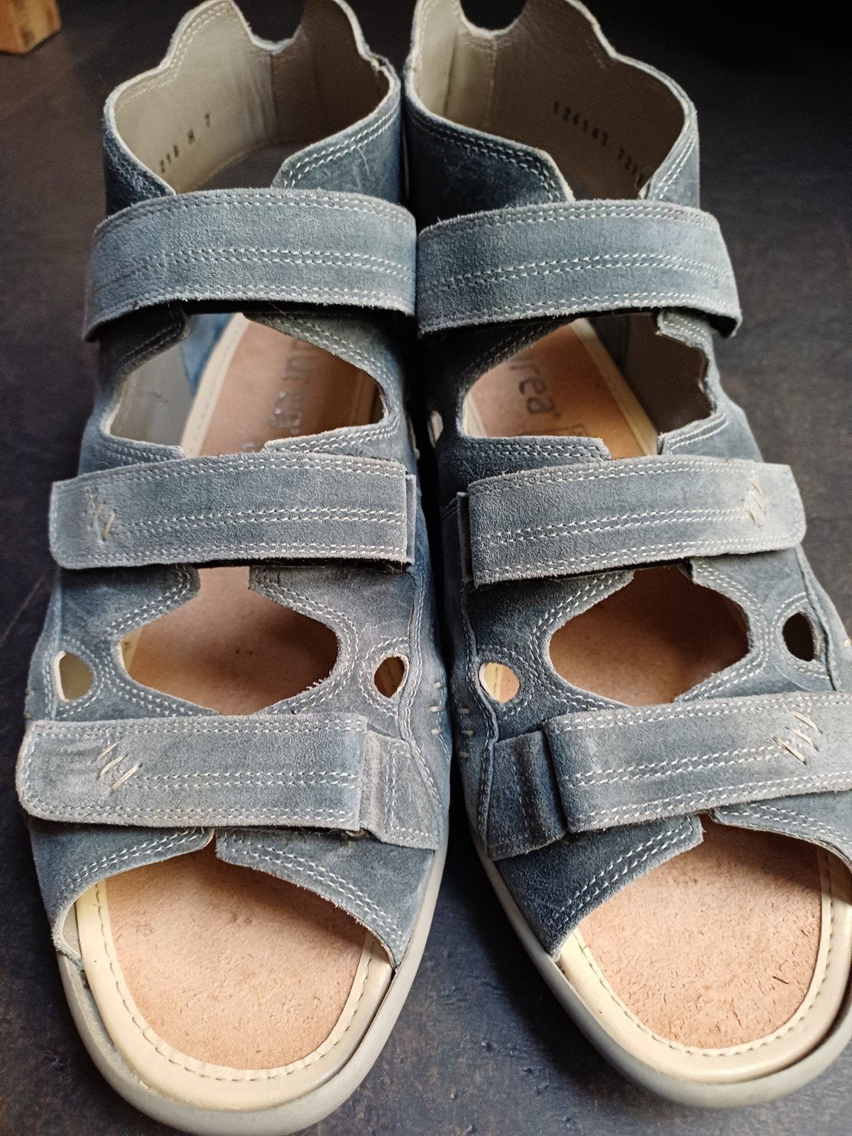 ZGAN durea sandalen halfhoog model, Durea, Zo goed als nieuw, Sandalen of Muiltjes, Ophalen of Verzenden