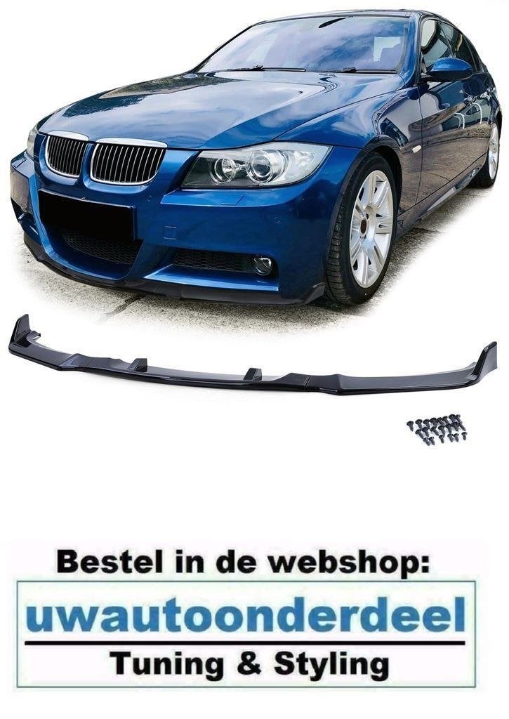 Spoiler Voorspoiler Glans Zwart Voor Bmw 3 Serie E90 E91 M P
