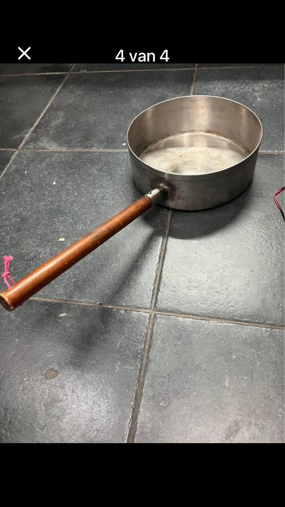 Rvs pan voor div te koken, Ophalen of Verzenden, Gebruikt, Melodische percussie