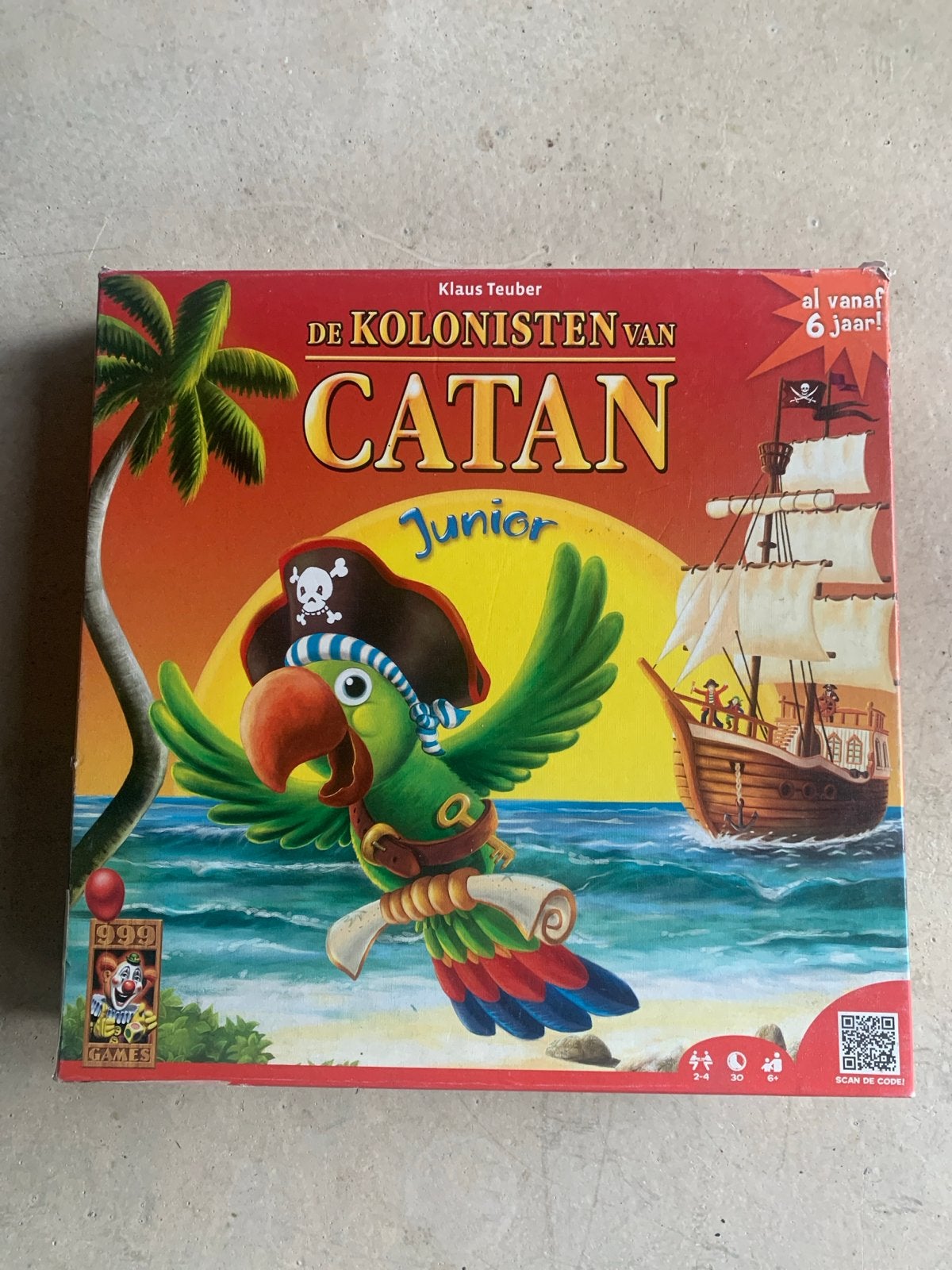 De Kolonisten van Catan Junior - Bordspel voor kinderen, Drie of vier spelers, Ophalen of Verzenden, Gebruikt