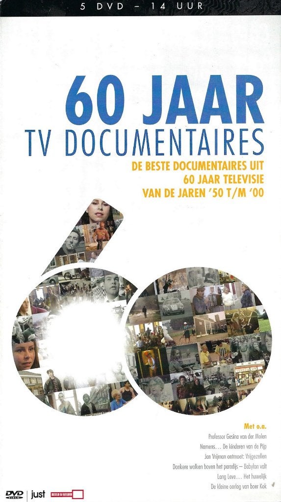 60 jaar TV documentaires, Inclusief DVD, Alle leeftijden, Zo goed als nieuw, Kunst of Cultuur