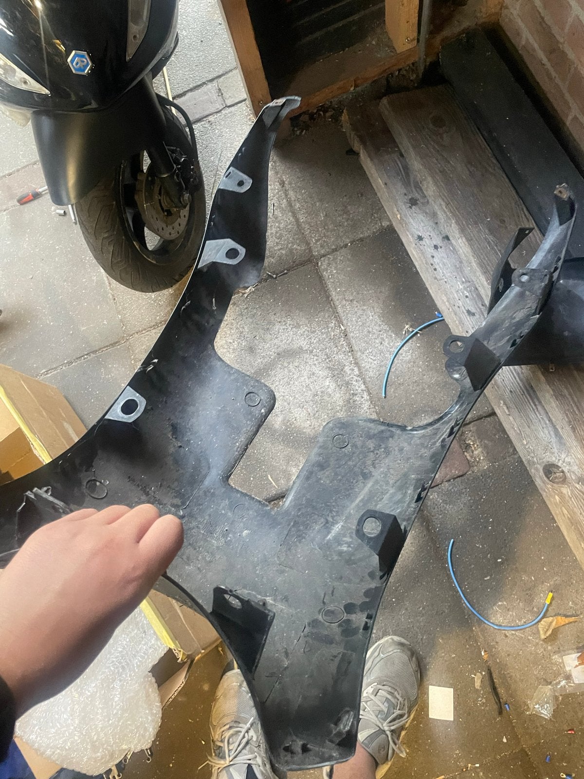 Onderkuip Piaggio Zip in nette staat, Ophalen, Gebruikt, Kap, Piaggio
