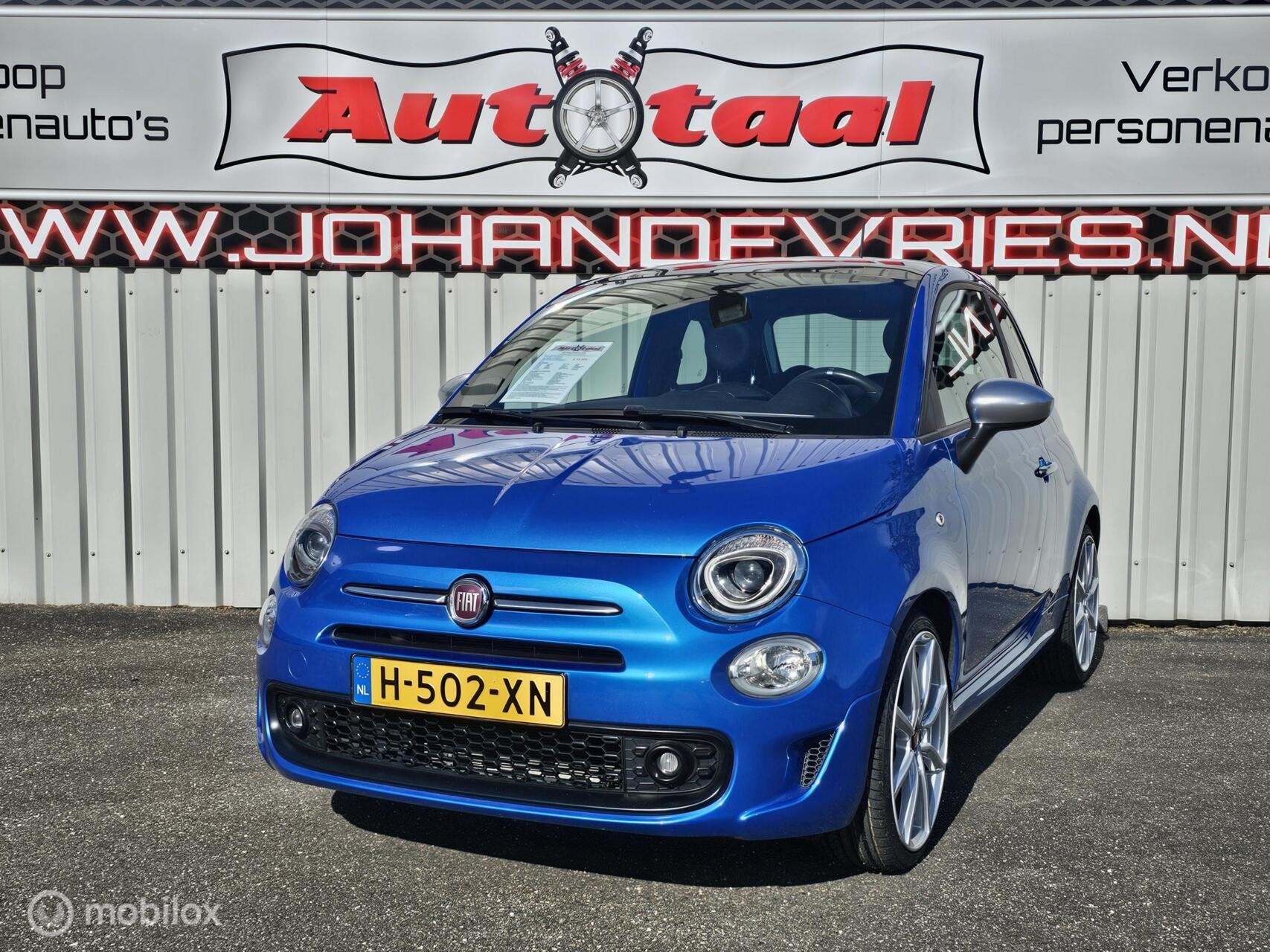 Fiat 500 1.0 Hybrid Rockstar I Carplay I Clim-Control I Navi, Auto's, Voorwielaandrijving, Bedrijf, Handgeschakeld, 19 km/l