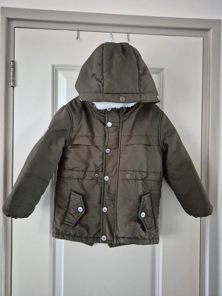 Marakas jas winterjas winddicht en waterdicht khaki 104, Marakas, Ophalen of Verzenden, Zo goed als nieuw, Jongen