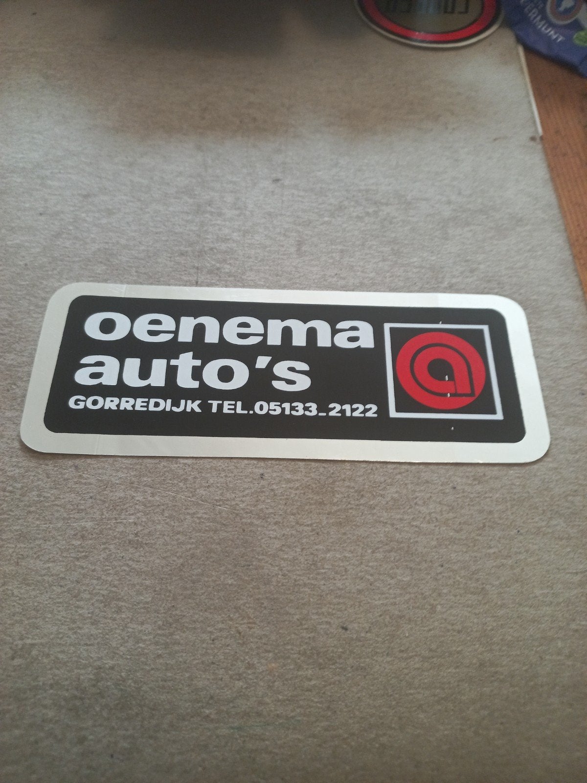 Oenema Auto's Gorredijk Sticker/Magneet, Ophalen of Verzenden