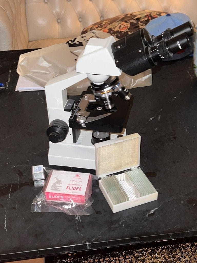 microscoop obs, Ophalen of Verzenden, Zo goed als nieuw, Minder dan 400x, Biologische microscoop