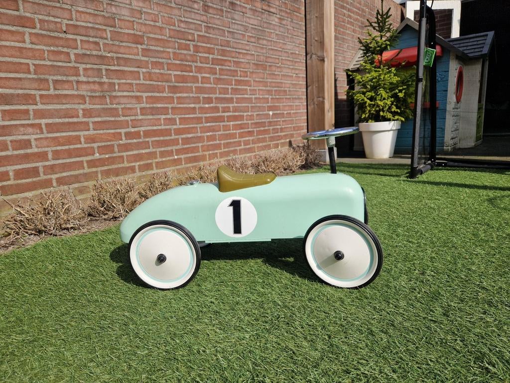Metalen loopauto Retro Roller, Ophalen