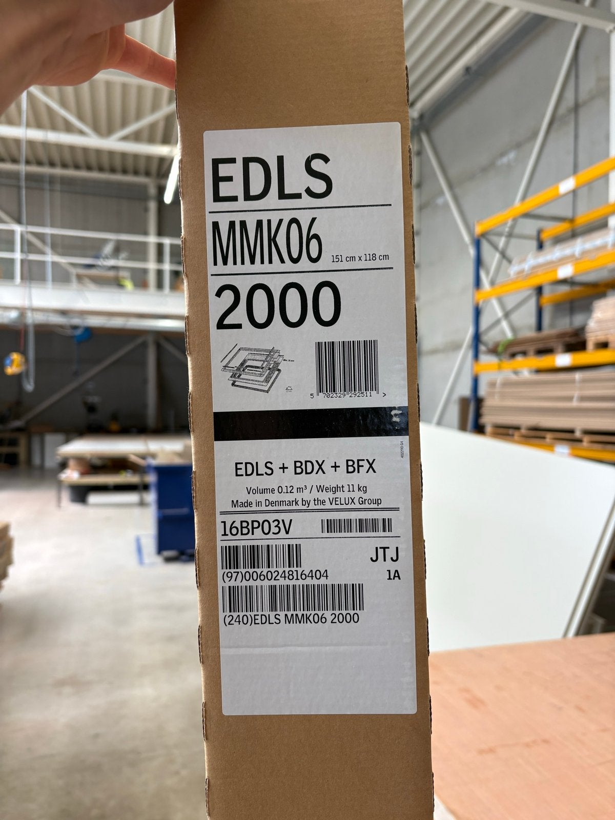 Velux afwerk set EDLS MMK06 2000 nieuw in doos, Ophalen, Minder dan 80 cm, 120 tot 160 cm, Nieuw