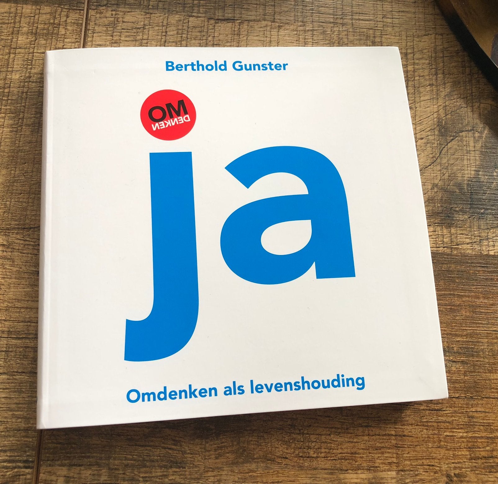 Boek omdenken als levenshouding ja Berthold Gunster, Ophalen of Verzenden, Nieuw