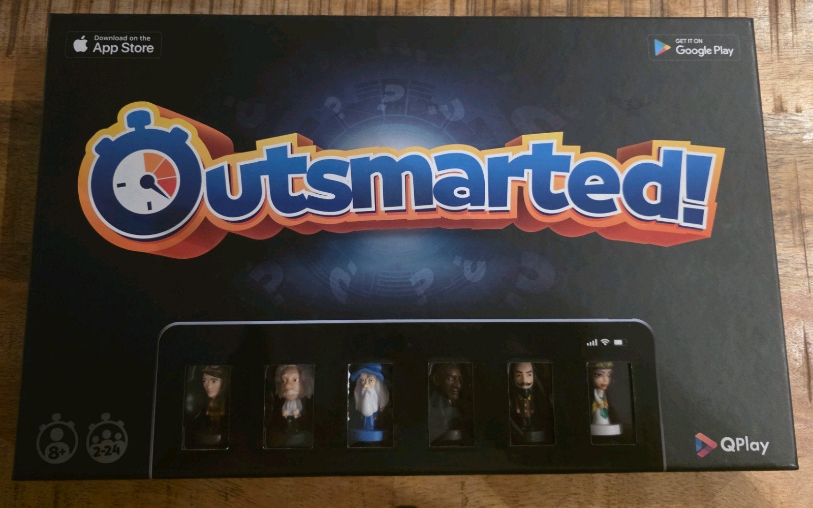 Outsmarted! The Live Quiz Show Board Game - Nederlands, Vijf spelers of meer, Ophalen of Verzenden, Zo goed als nieuw, QPlay