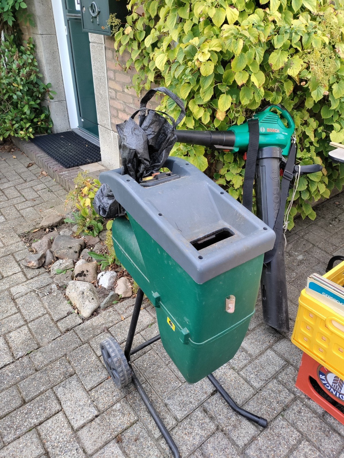 Tuinversnipperaar met bladblazer, Ophalen, Gebruikt, Parkside, Met opvangzak