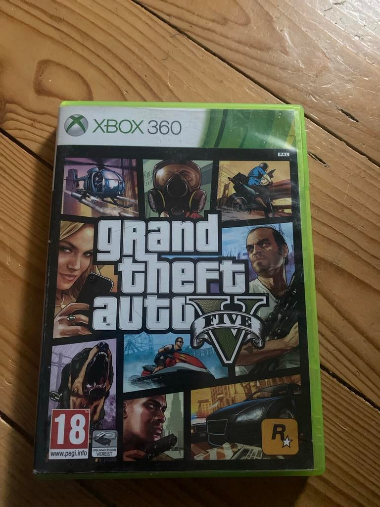 Grand Theft Auto V Xbox 360 kan ook op xbox one, Avontuur en Actie, Online, Gebruikt, Vanaf 18 jaar