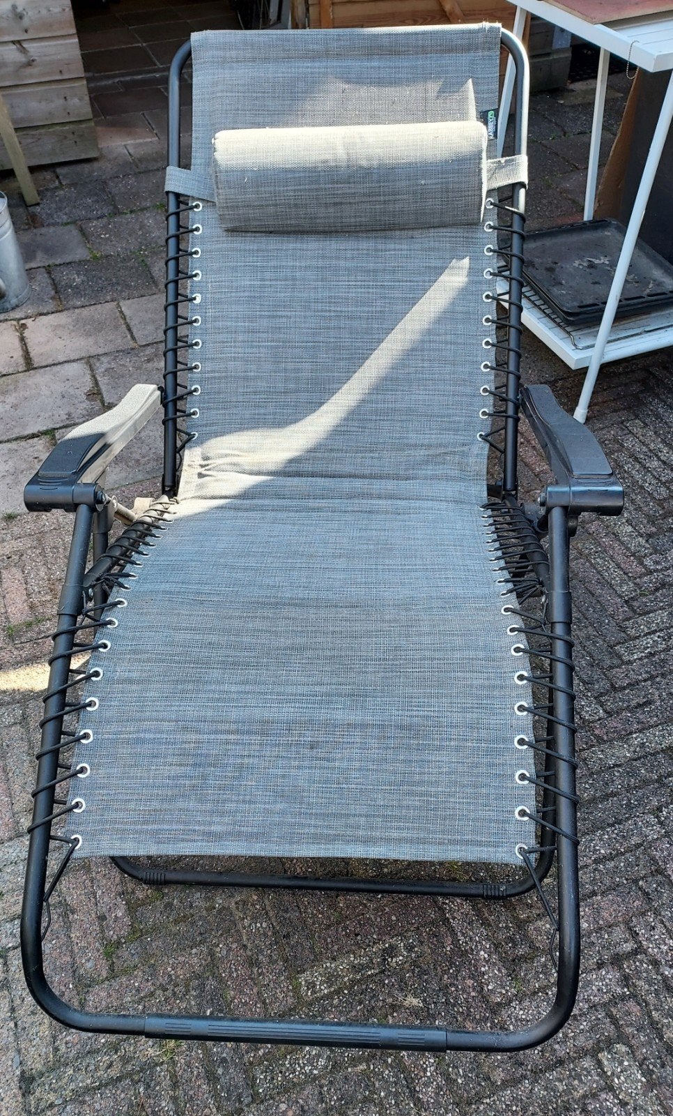 Comfortabele chaise longue / relaxstoel, Ophalen, Zo goed als nieuw, Campingstoel
