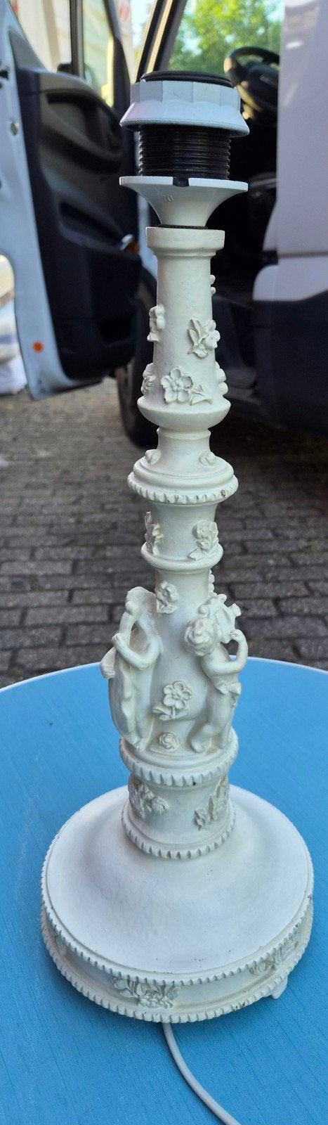 Brocante lampenvoet, Ophalen of Verzenden