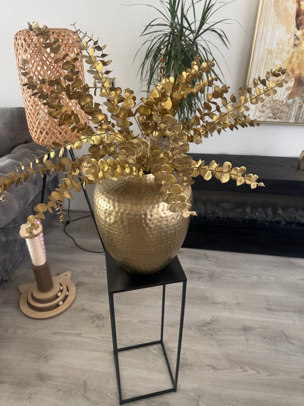 Gouden Eucalyptus Plant in Pot, Ophalen, Overige materialen, 50 tot 75 cm, Geel