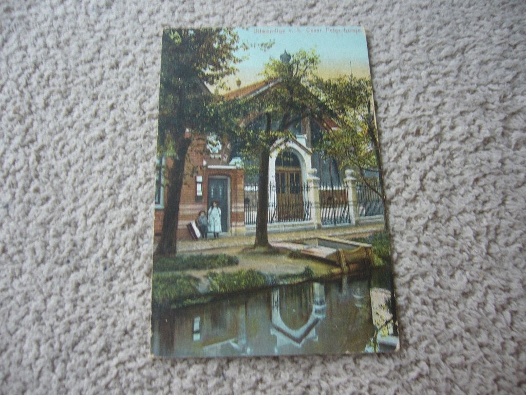 ZAANDAM  =  UITWENDIGE V.H. CZAAR PETER HUISJE BRIEFKAART, Ophalen of Verzenden, Voor 1920, Gelopen, Noord-Holland