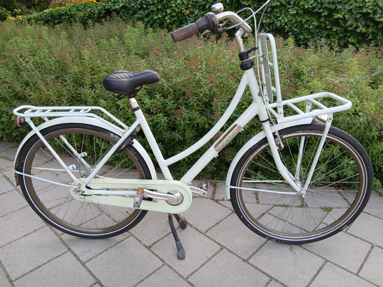 Popal dames transport fiets, Fietsen en Brommers, Ophalen, Terugtraprem, Gebruikt, Versnellingen