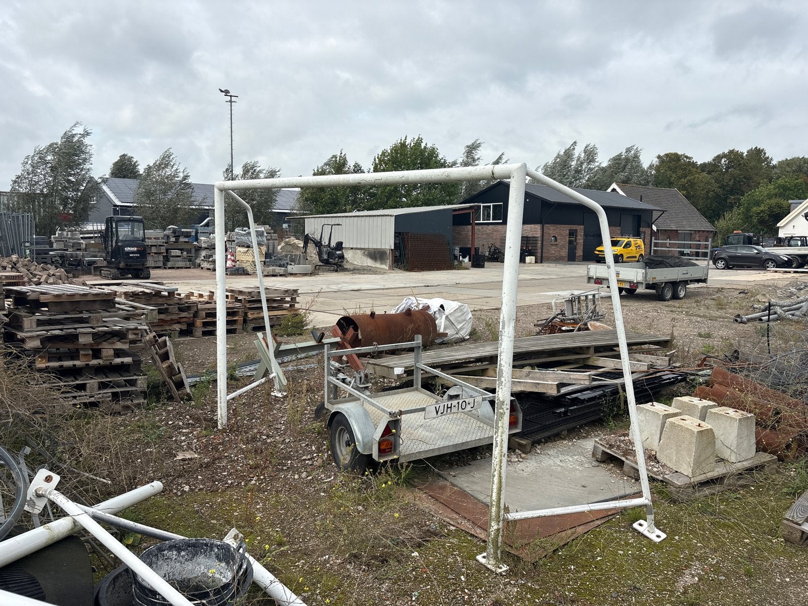 Aluminium voetbal doel, Maat XS of kleiner, Ophalen, Gebruikt, Overige typen