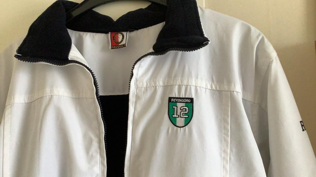 Feyenoord  Jas, Maat 52/54 (L), Wit, Nieuw, Ophalen of Verzenden
